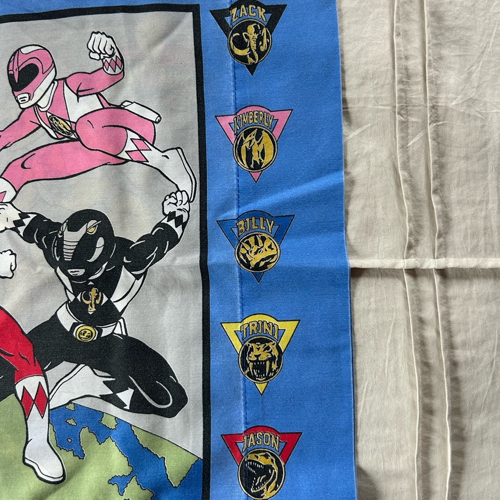 Power Rangers Blue 1990s pillow case , Amazing Graphic Make an offer - Picture 3 of 7